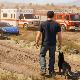 Icône de Open World Vehicle Driving Sim